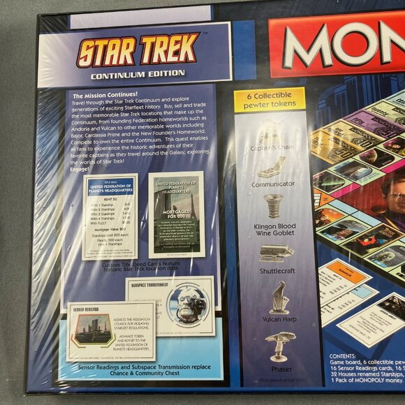 Star Trek 2009 Continuum Edition Monopoly Game - Picture 7 of 9